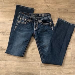Miss Me Signature boot cut, size 28, blue